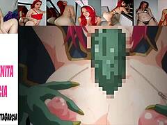 红头发和股在王国最热的hentai视频中发生性关系